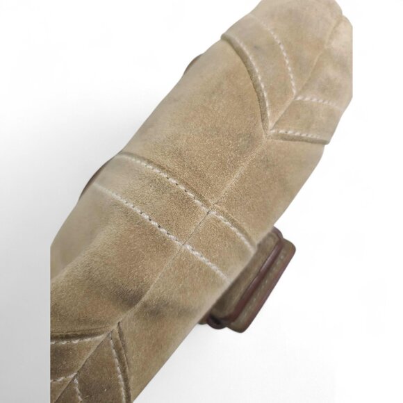 Vintage COACH Y2K Soho Suede Shoulder Bag in tan - Picture 14 of 15